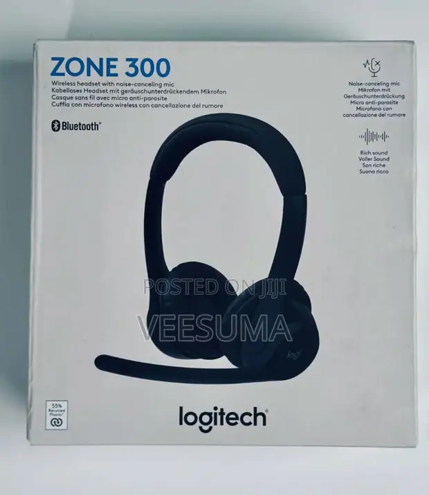 Logitech Zone 300 Wireless Bluetooth Headset - 1