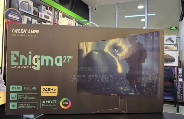 Green Lion Enigma 27" Gaming Monitor - 1