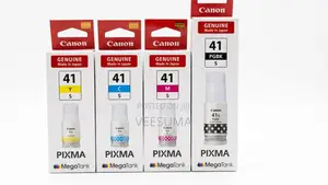 Seti ya Chupa za Wino za Canon GI-41S Halisi (Rangi 4)