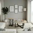 Mesa Coffee Table Set - Vipande 2 vya Duara vya Kujipanga - 1