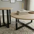 Mesa Coffee Table Set - Vipande 2 vya Duara vya Kujipanga - 2
