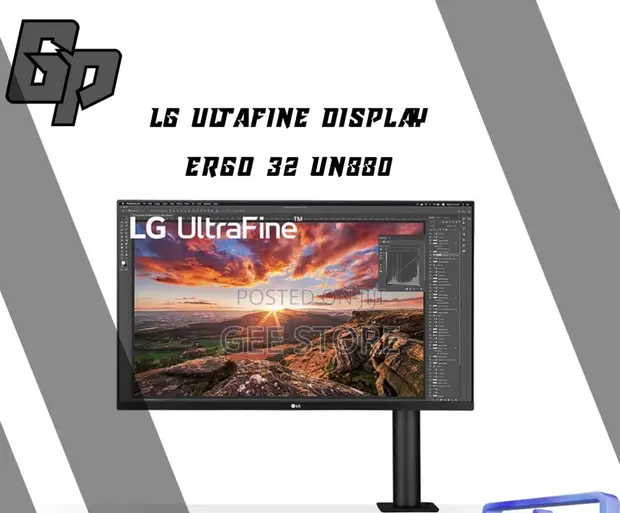 LG 32-Inch UltraFine Display Ergo Monitor (32UN880-B) - 1