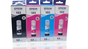 Epson 103 EcoTank Set ya Chupa za Rangi Asili (Pakiti 4)