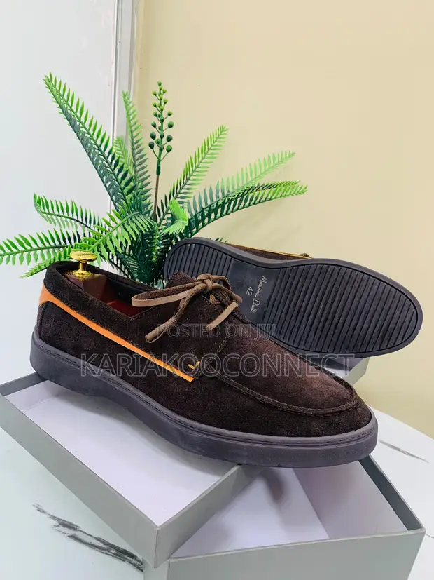 Massimo Dutti Suede Boat Shoes - 1