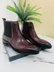 Clarks-Style Black Leather Chelsea Boots - 5
