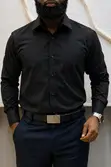 Van Heusen Style Long Sleeve Dress Shirt - 1
