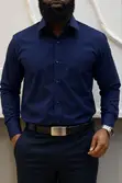 Van Heusen Style Long Sleeve Dress Shirt - 3