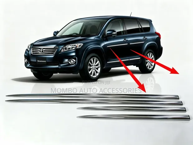 Car Universal Door Side Chrome Moulding - 1