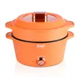 RAF Electric Hot Pot 1300W, 5L, Non-Stick, Rangi ya Chungwa - 2