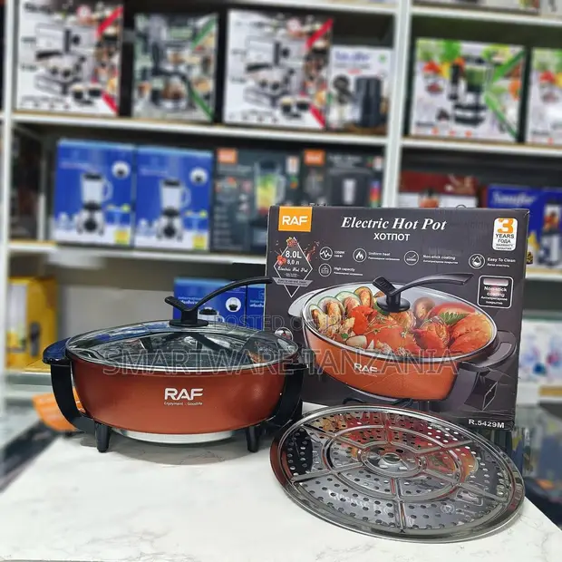 RAF Electric Hot Pot 8.0L, 1200W, Non-Stick - 1