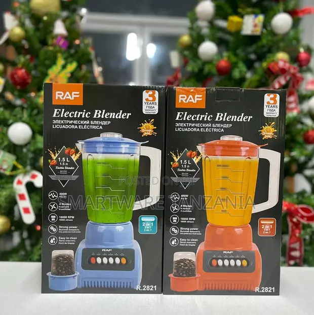 RAF Blender ya Umeme 1.5L 400W Blades 4 - 1