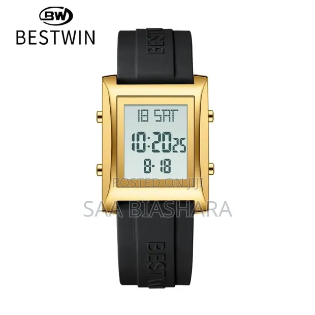 Bestwin Digital Wristwatch - Gold Case - 1