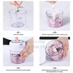 Electric Mini Garlic Chopper - USB Rechargeable