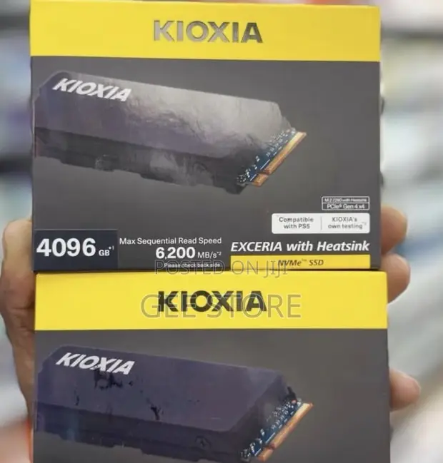 Kioxia 4TB NVMe SSD with Heatsink - 1