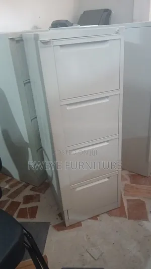 Used Office Cabinet with Padlock Feature - White