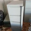 Used Office Cabinet with Padlock Feature - White - 2
