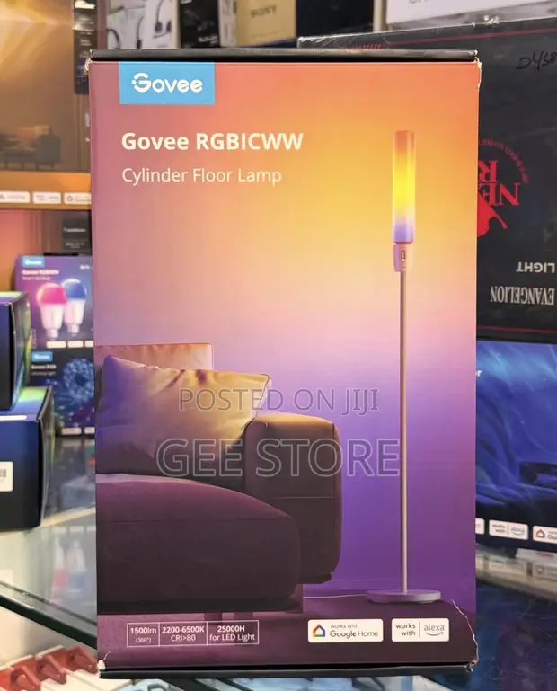 Govee RGBICWW Cylinder Floor Lamp - 1