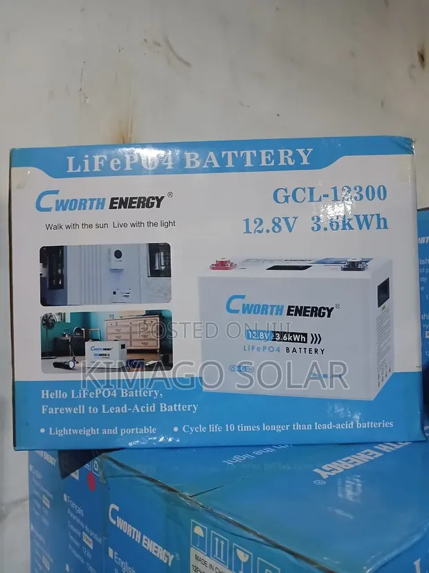 Cworth Energy 12.8V 3.6kWh LiFePO4 Battery - 1