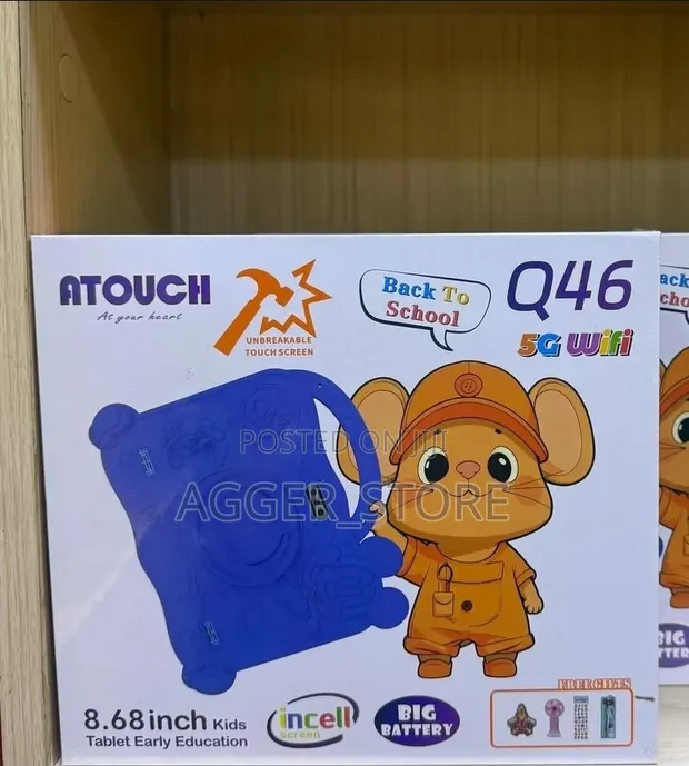 New Atouch Q46 256GB Black Tablet - 1