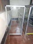 Used Glass Display Cabinet with Aluminum Frame - 2