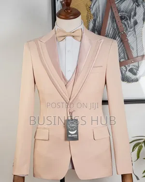 Brand New Ricardo Martinez Suit - Hot Pink