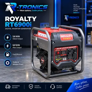Royality RT6900i Digital Inverter Generator (6kVA)