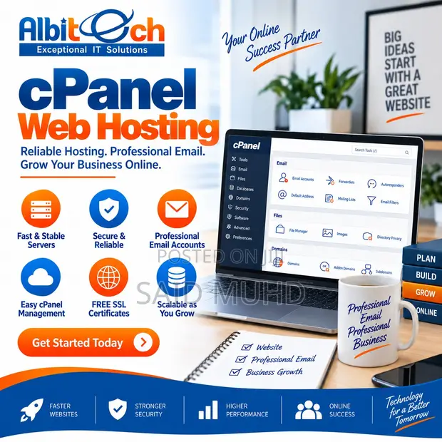 Website Hosting & Barua Pepe za Kitaalamu na Albitech - 1