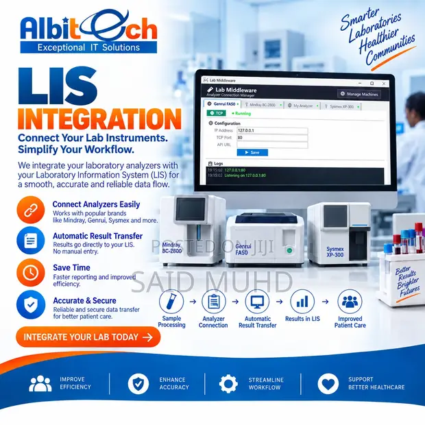 Huduma ya LIS Integration - Albitech - 1