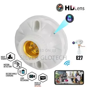Bulb Holder Spy Camera with Wi-Fi