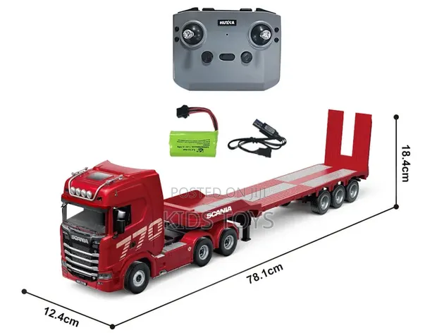 HuiNa 1:18 Scania 770S RC Truck Trailer RTR - 1