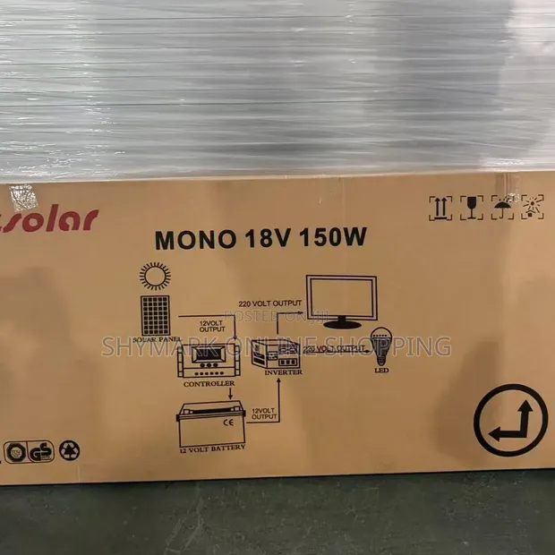Hzsolar 150W Monocrystalline Solar Panel - 1