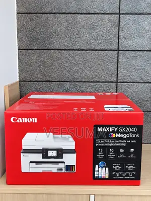 Canon MAXIFY GX2040 4-in-1 Printer ya Biashara ya Wireless MegaTank