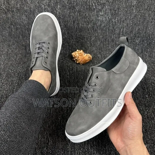 Boss Brand Men's Leather Sneakers - 1
