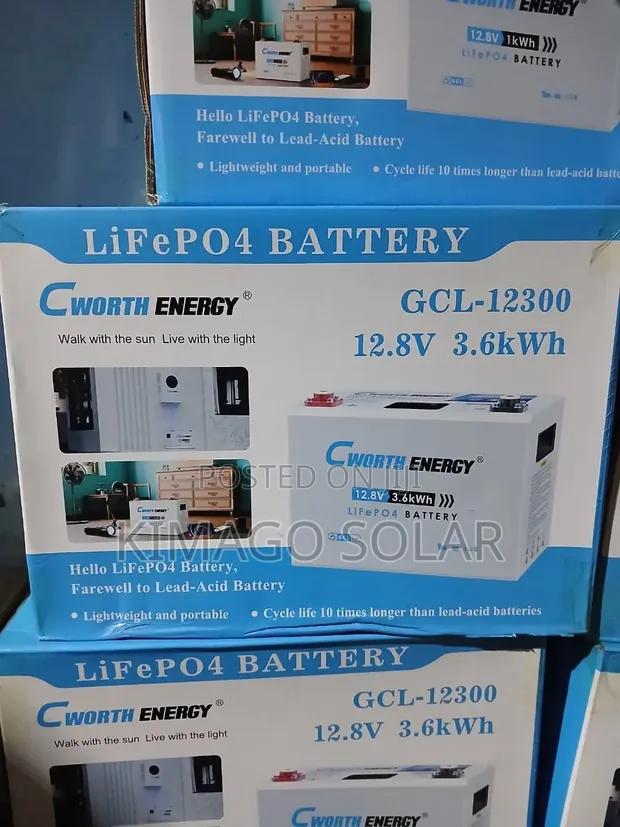 Cworth Energy 3.84kWh Solar Lithium Battery - 1