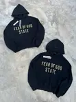 Fear of God Essentials Hoodie ya Fleece - 2