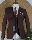 Marco Lorenzo Class Suit - Maroon - 1