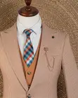 Marco Lorenzo Men's Brown Official Suits - 3
