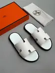 Hermes Oran Leather Sandals - 3