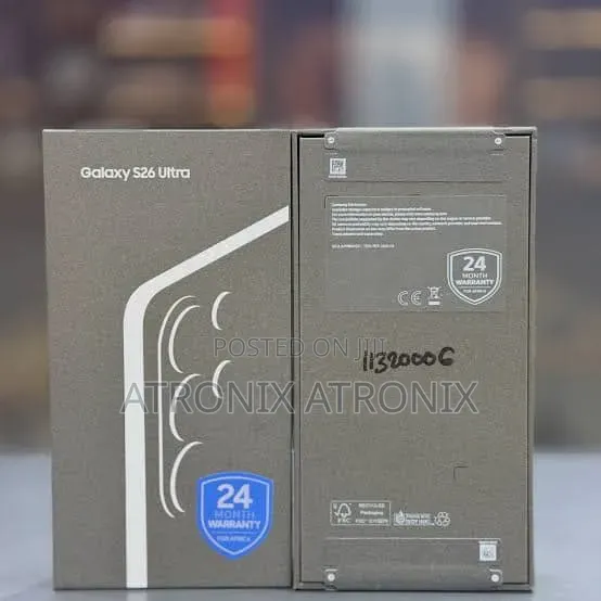 Samsung Galaxy S26 Ultra 5G 512GB Mpya Nyeusi - 1