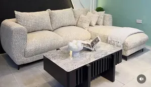 Sofa ya Kifahari L-Shape - Mpya Kabisa