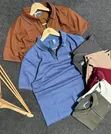 Mount Jack Multi-Color Zip-Neck Ribbed Polo Shirts - 2