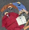 Mount Jack Multi-Color Zip-Neck Ribbed Polo Shirts - 3