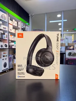 JBL Tune 530BT Wireless Over-Ear Headphones - Nyeusi