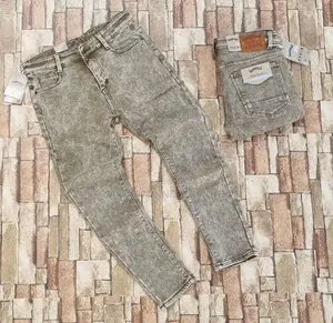 Tovala za Denim za Olive Acid-Wash Zenye Muundo