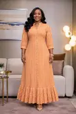 Senori Striped Maxi Dress - 1