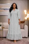 Senori Striped Maxi Dress - 2