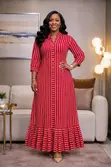 Senori Striped Maxi Dress - 5