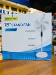 Power King Stand Fan 18" Mpya - 1