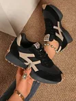 Viatu vya Mpira vya Stay Real vya Rangi ya Beige na Navy - 3