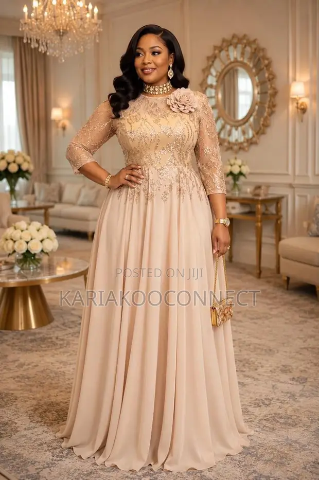 Regal Lace Ball Gown - 1